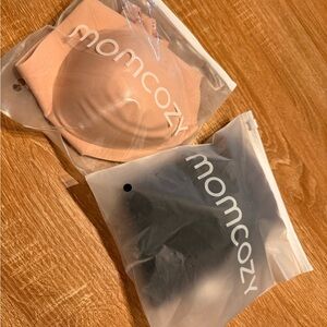 Momcozy Women's maternity Bra Set - Black and Tan